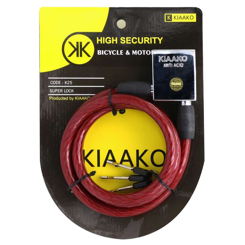 قفل کابلی کیاآکو مدل K 25 قفل کابلی کیاآکو مدل K 25