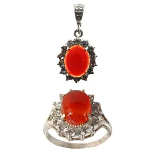 نیم ست نقره زنانه مدل sdf1023