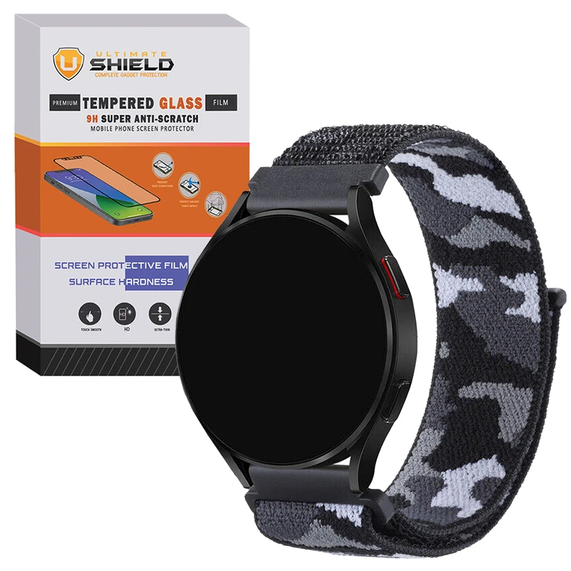 بند آلتیمیت شیلد مدل Nylon-Army-UL-TW مناسب برای ساعت هوشمند امیزفیت GTR 2 / GTR 2E / Stratos