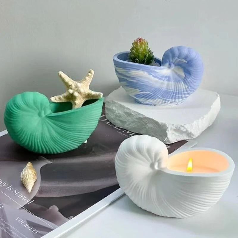 ظروف هفت سین طرح صدف حلزونی مجموعه 7 عددی