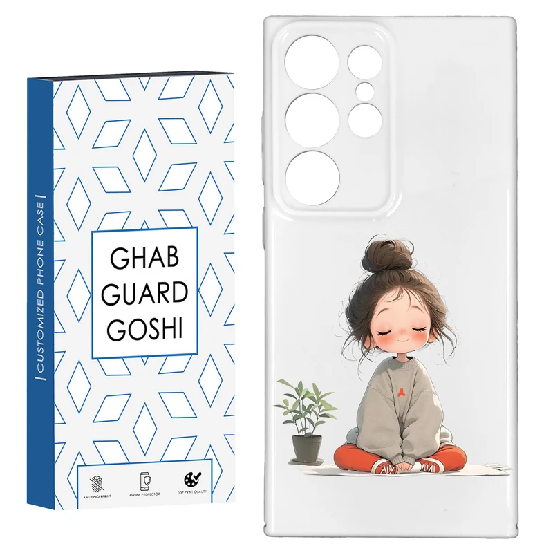 کاور قاب گارد گوشی طرح فانتزی دختر ملوس کد HARD-010 مناسب برای گوشی موبایل سامسونگ GALAXY S23 ULTRA