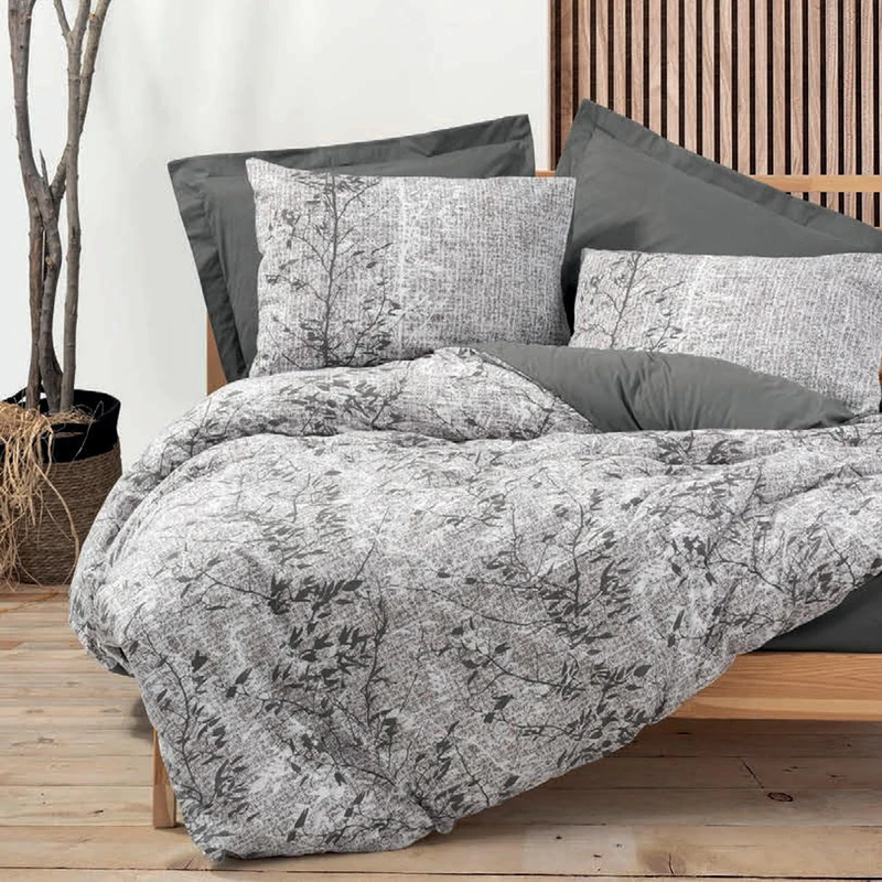 سرویس روتختی کاتن باکس مدل Dual Odin Kahve تک نفره 3 تکه