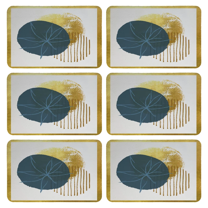 زیربشقابی طرح مدرن کد 9315 بسته 6 عددی 