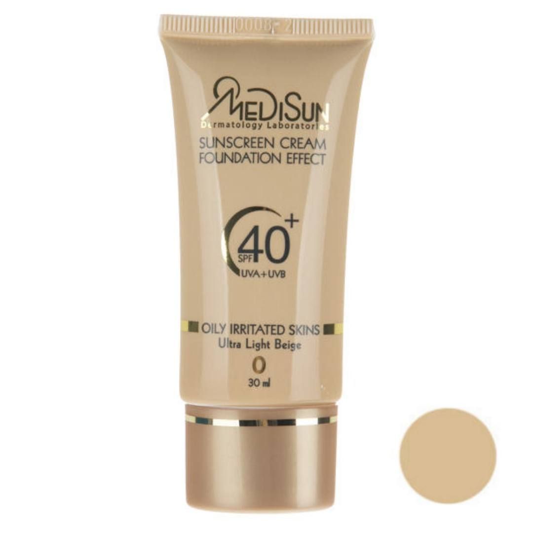 کرم پودر مدیسان سری Oily/Irritated Skin مدل Foundation Effect No 0 حجم 30 میلی لیتر -  - 1