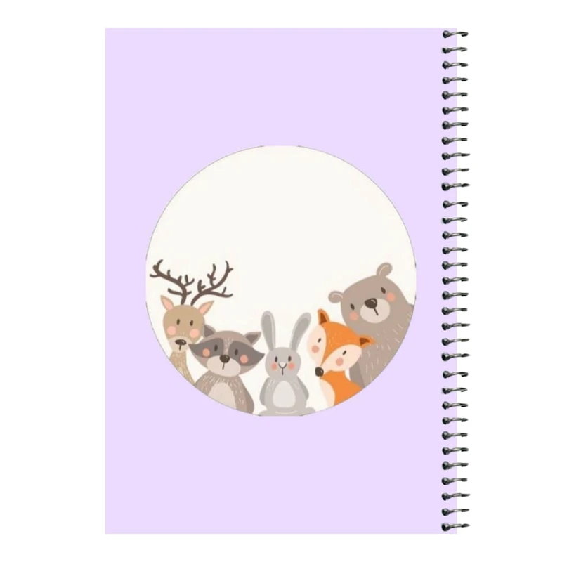 دفتر مشق 80 برگ اس جی مدل دوستان بامزه کد۲   