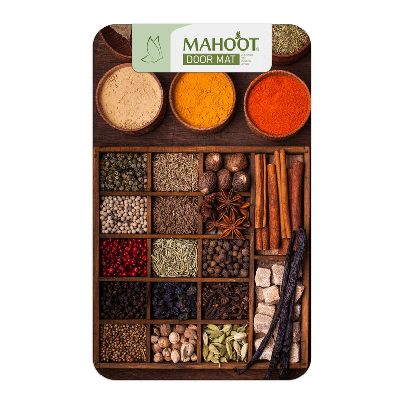 پادری ماهوت مدل چاپی طرح آشپزخانه سایز 78*48 سانتی متر کد PDG07 مناسب برای فضای داخلی