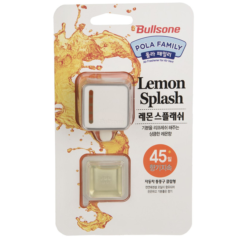گیره خوشبو کننده دریچه هوای خودرو بولزوان مدل Lemon Splash
