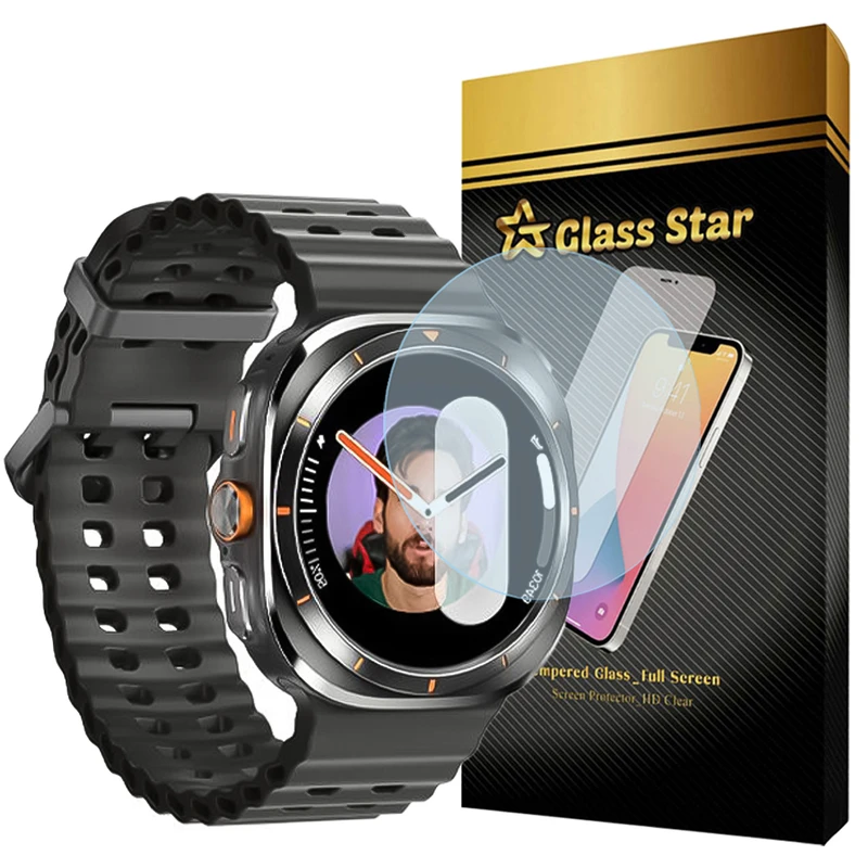 محافظ صفحه نمایش گلس استار مدل SMWG مناسب برای ساعت هوشمند سامسونگ  Galaxy Watch 8 Ultra