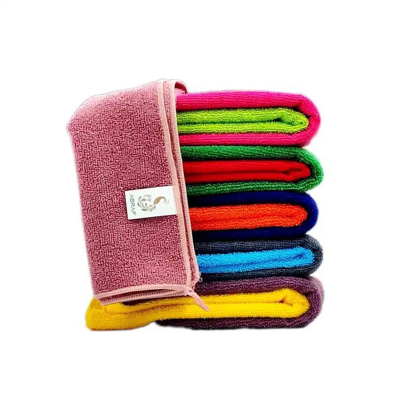 دستمال آشپزخانه ابراف مدل میکروفایبر AB306 بسته 6 عددی