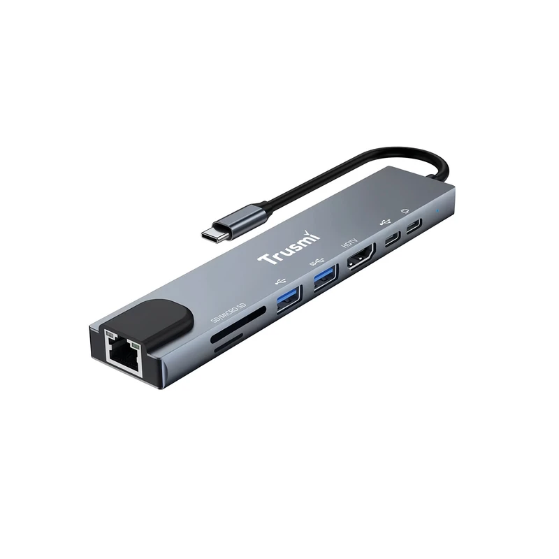 هاب 8 پورت USB-C تراسمی مدل DS01-02