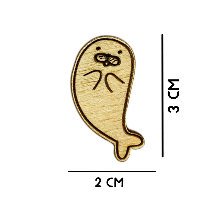 سنجاق سینه زنانه ماهوت طرح شیر دریایی کد SL-01 سنجاق سینه زنانه ماهوت طرح شیر دریایی کد SL-01