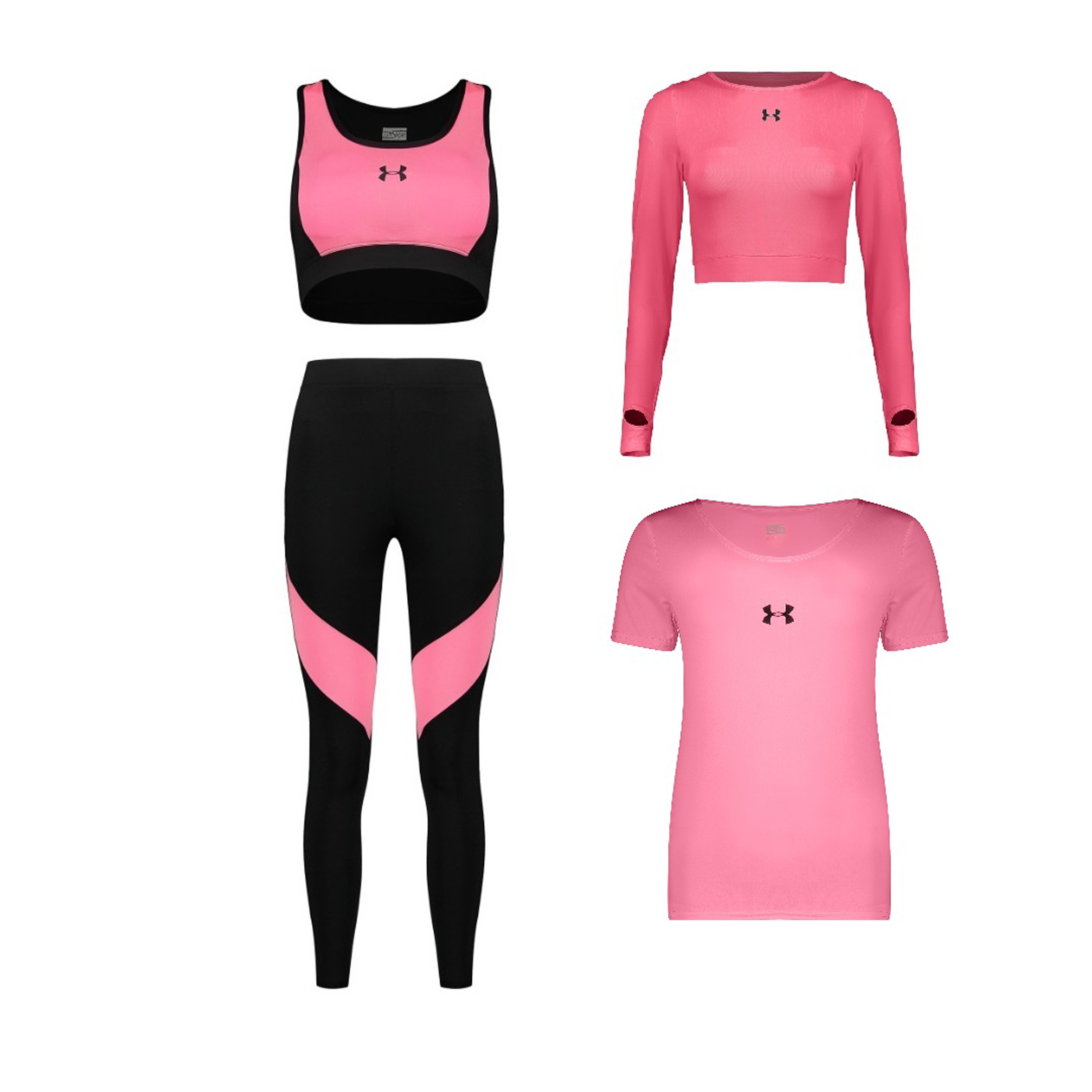 ست 4 تکه لباس ورزشی زنانه مدل 1401-63-7101