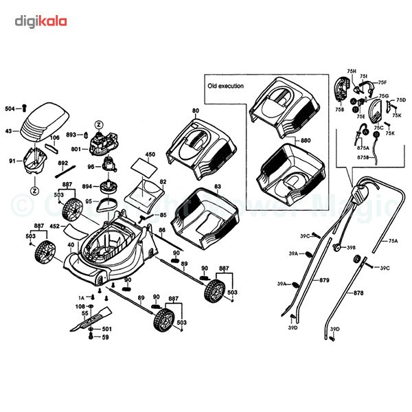 چمن‌زن برقی بوش مدل ROTAK 32