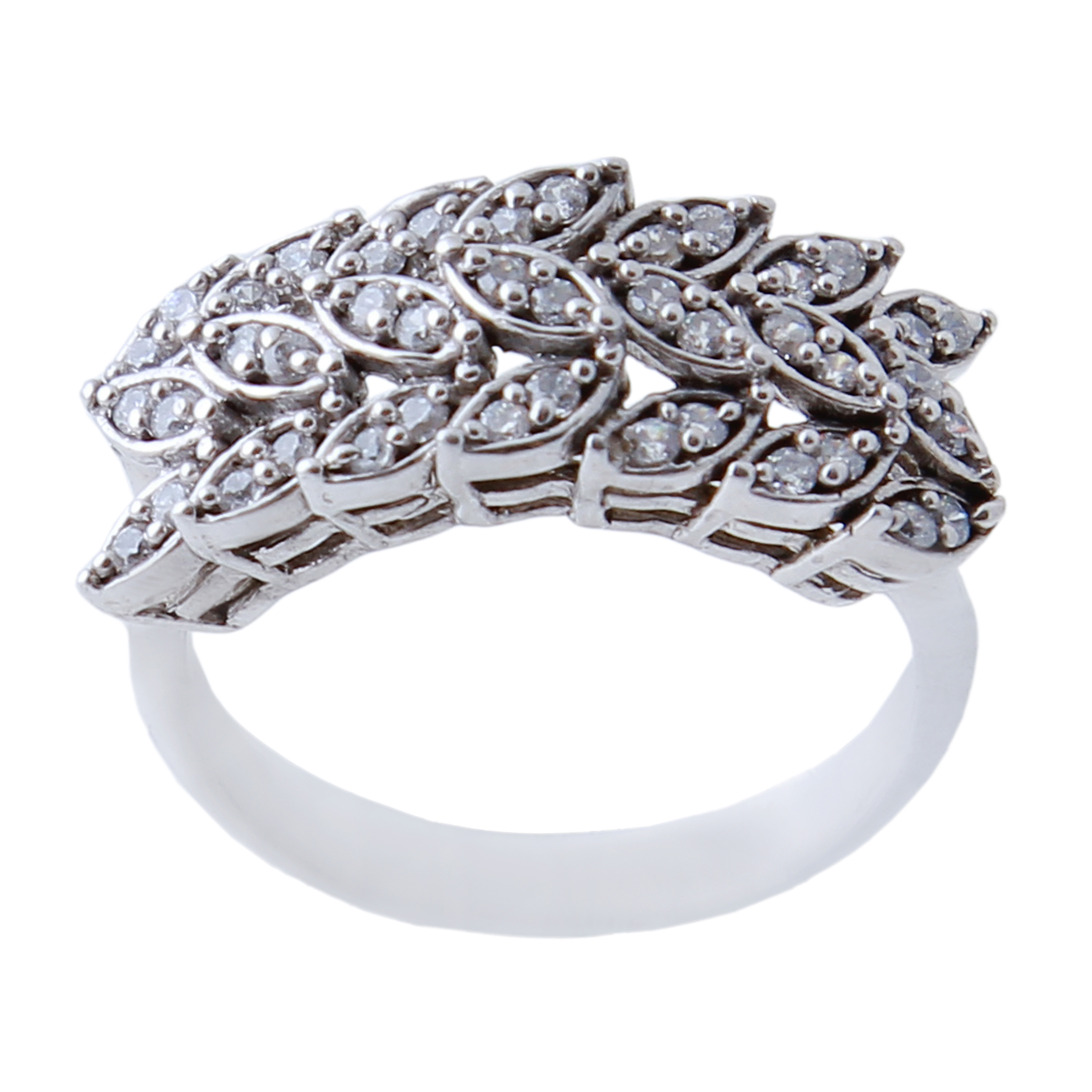  انگشتر نقره زنانه بازرگانی میلادی کد AWR_658