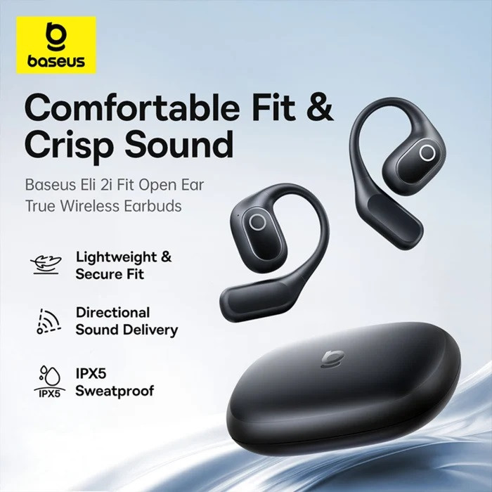 هدفون بلوتوثی بیسوس مدل Eli 2i Fit Open-Ear 