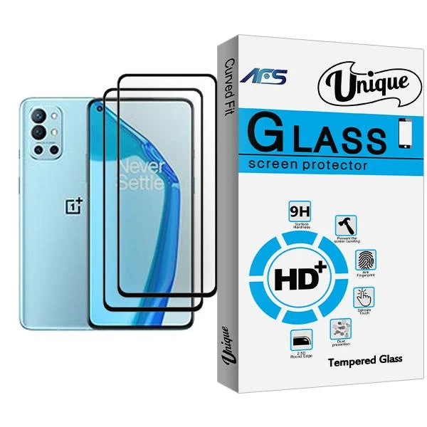 محافظ صفحه نمایش ای اف اس مدل Unique Glass MIX002 مناسب برای گوشی موبایل وان پلاس 9R بسته دو عددی