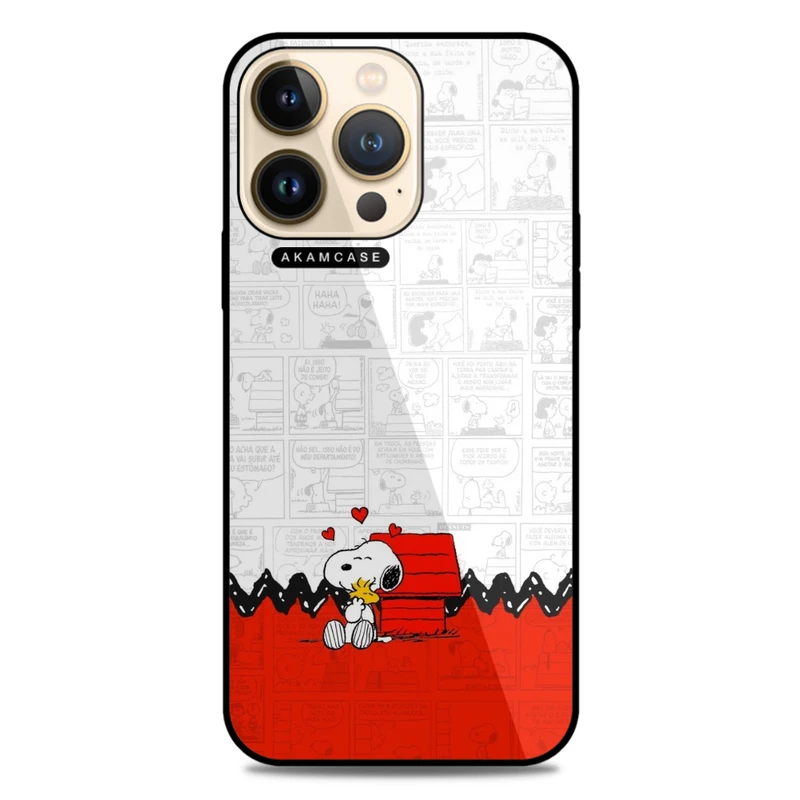 کاور آکام مدل AMC-WA13PRO-SNOOPY-19 مناسب برای گوشی موبایل اپل iPhone 13 Pro