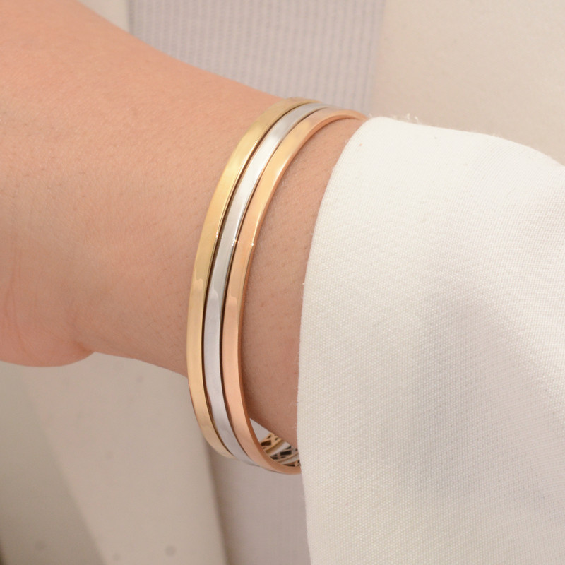 النگو طلا 18 عیار زنانه طلای مستجابی مدل جلوا کد 3 مجموعه 3 عددی