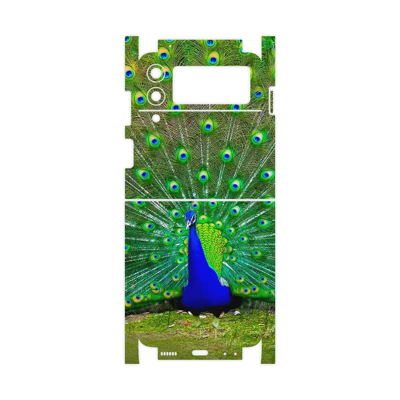 برچسب پوششی ماهوت مدل Peacock-FullSkin مناسب برای گوشی موبایل سامسونگ Galaxy Z Flip3 5G