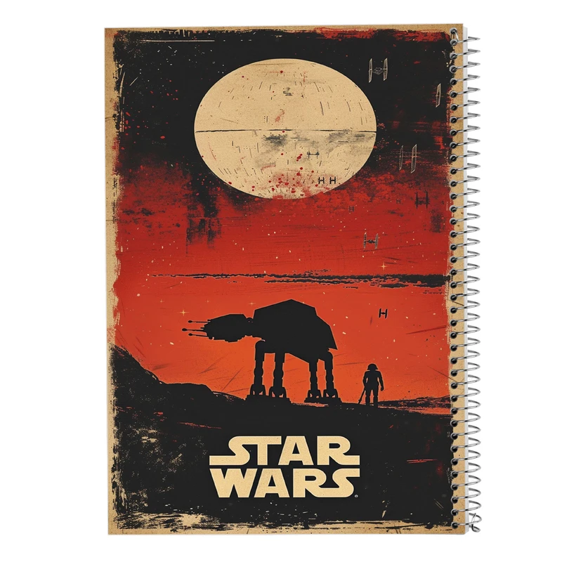 دفتر نقاشی 50 برگ مدوپد مدل جنگ ستارگان کد DF15016