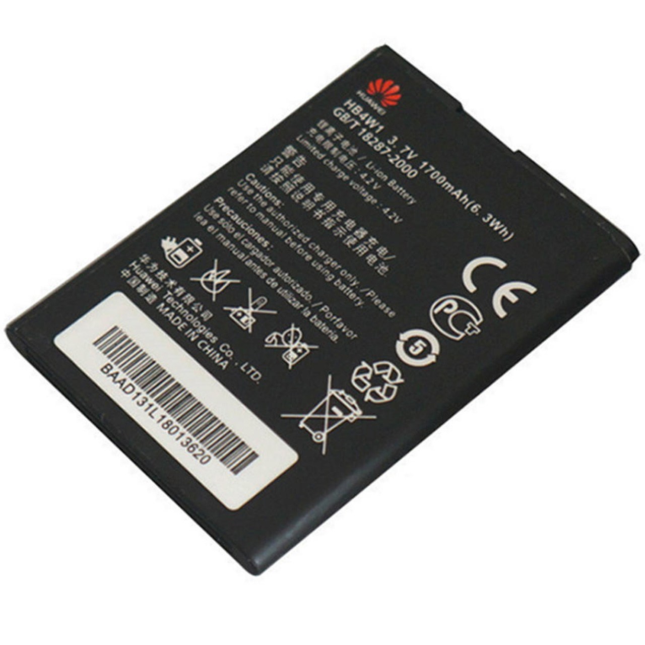 باتری موبایل مدل HB4W1 با ظرفیت 1700mAh مناسب برای گوشی موبایل هوآوی G520/530