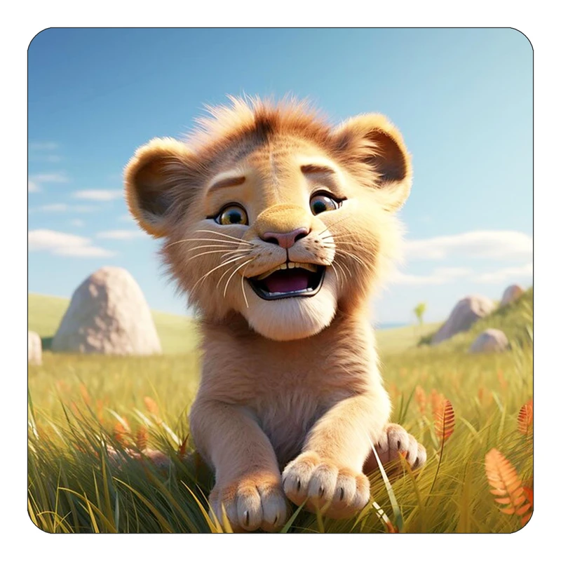 مگنت کاکتی طرح حیوانات کارتونی مدل mp27323