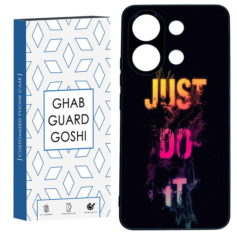 کاور قاب گارد گوشی طرح just do it کد TPU-106 مناسب برای گوشی موبایل شیائومی  REDMI NOTE 13 4G