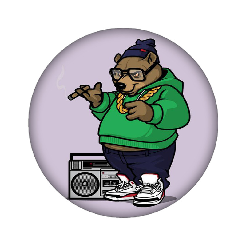 استیکر تزئینی موبایل مدل خرس کد 3984