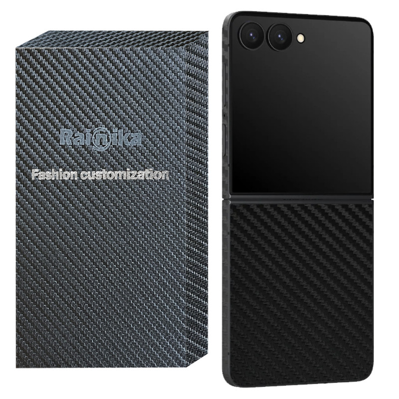 کاور رینیکا مدل Fiber Carbon ZFlip 7 مناسب برای گوشی موبایل سامسونگ Galaxy Z Flip 7