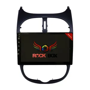 پخش کننده تصویری خودرو راک باکس مدل 2022 مناسب برای پژو 206