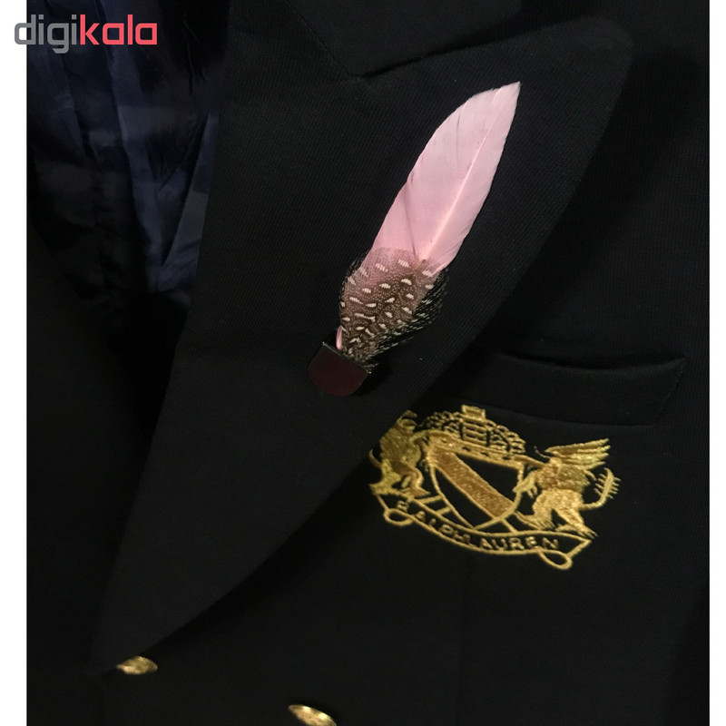 ست کراوات و گل کت هکس ایران مدل SET-PNK PAR