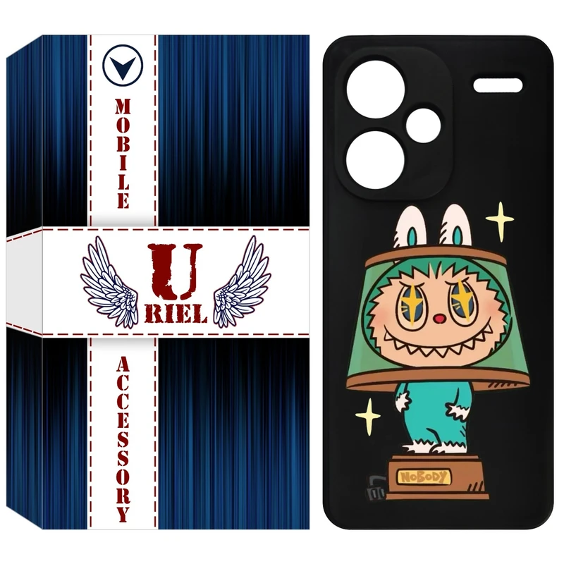 کاور یوریل قاب مدل KSH کد 126 طرح عروسک لبوبو مناسب برای گوشی موبایل شیائومی Redmi Note 13 Pro Plus