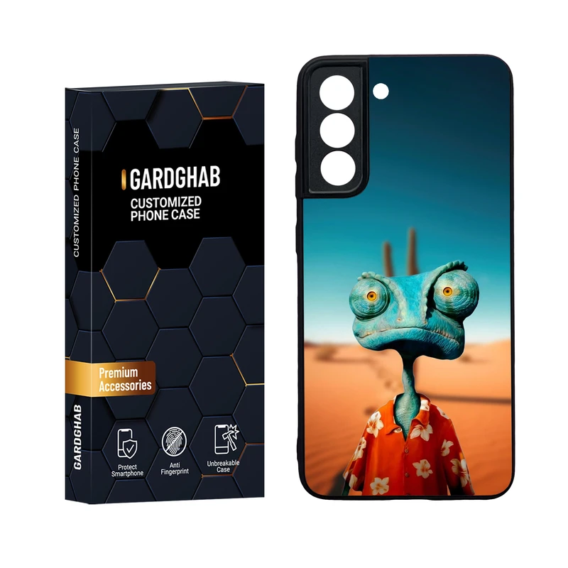  کاور گارد قاب مدل دور ژله ای پشت گلس پسرانه مناسب برای گوشی موبایل سامسونگ Galaxy S21 FE