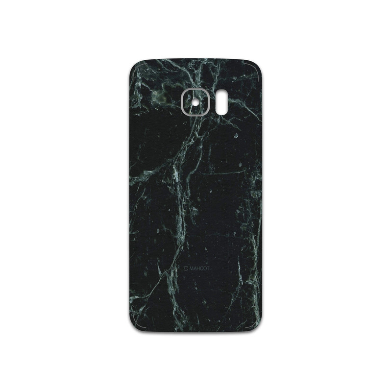 برچسب پوششی ماهوت مدل Graphite-Green-Marble مناسب برای گوشی موبایل سامسونگ Galaxy S7 Edge