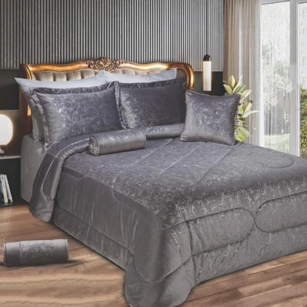 سرویس خواب مدل مخمل ترک طرح الیزابت دونفره 9 تکه