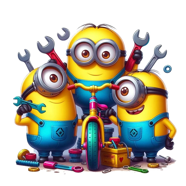 استیکر پارچه و لباس پاد آفرین مدل کارتونی مینیون ها کد S1877