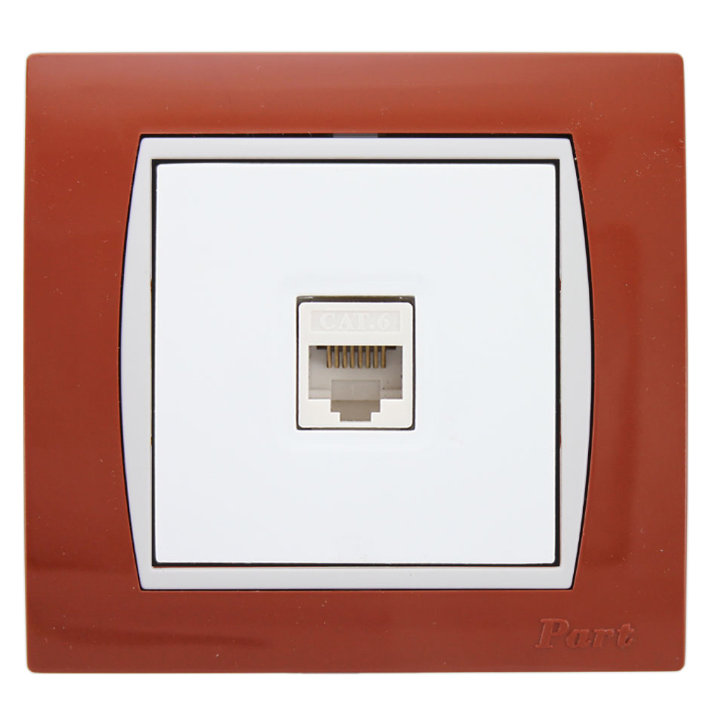 پریز شبکه پارت الکتریک مدل آذین کد 5001W4029