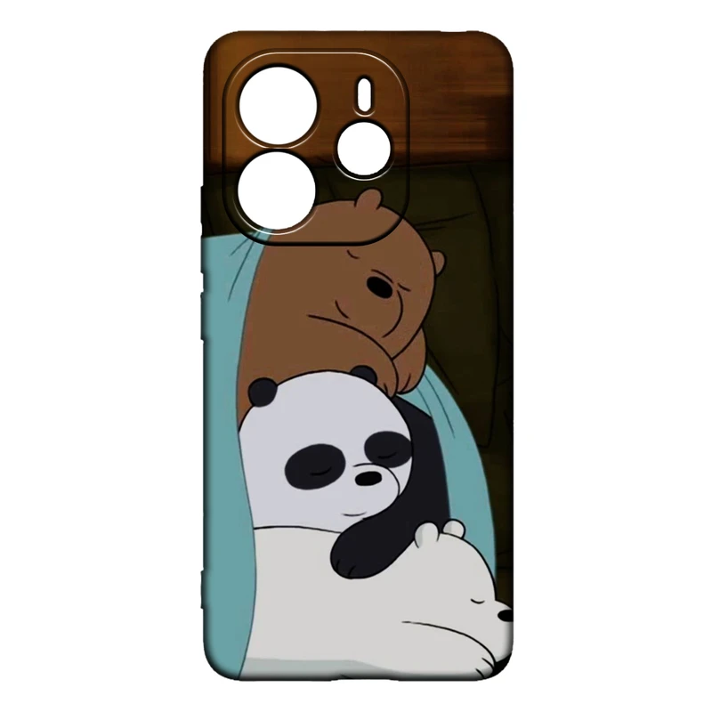 کاور طرح خرس کله پوک کد 125 مناسب برای گوشی موبایل شیائومی Redmi Note 14 4G