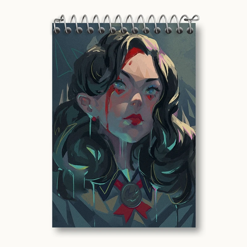 دفتر یادداشت 50 برگ خندالو مدل بازی بایوشاک (Bioshock) کد 31365