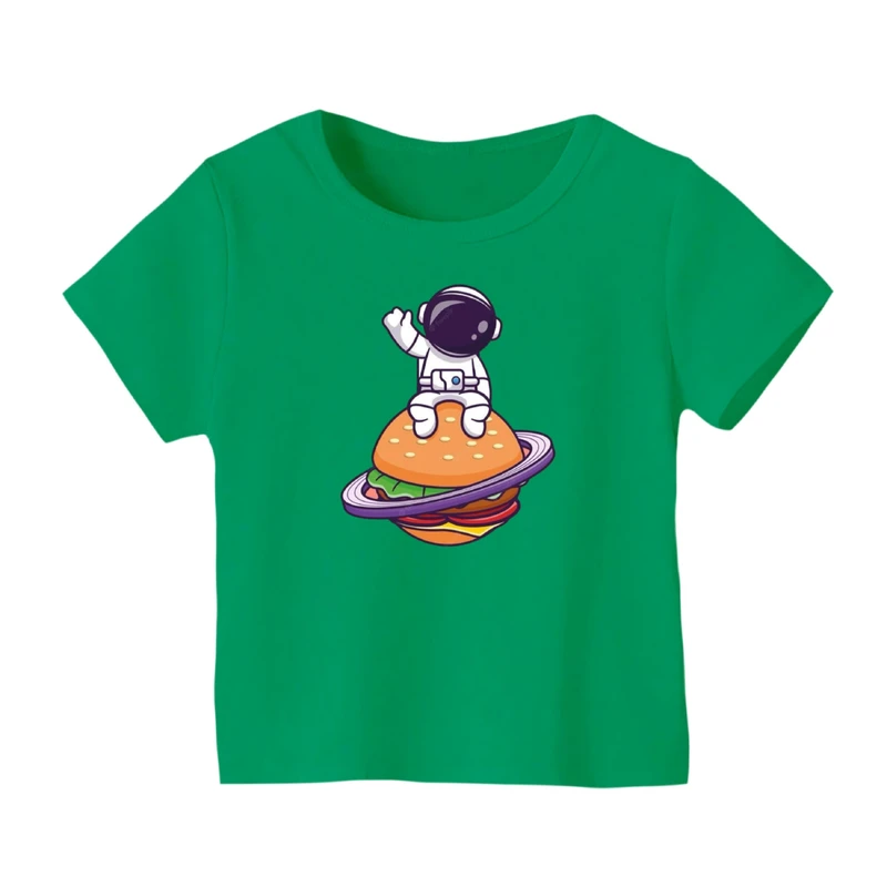 تی شرت آستین کوتاه بچگانه مدل فضانورد کد ۷