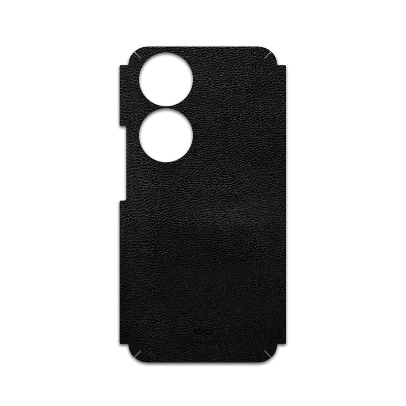 برچسب پوششی ماهوت مدل Black-Leather مناسب برای گوشی موبایل آنر 90