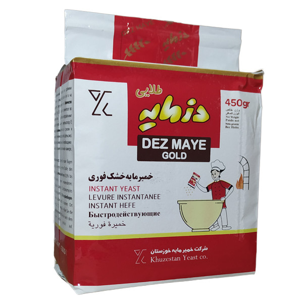  خمیر مایه خشک فوری دزمایه طلایی - 450 گرم