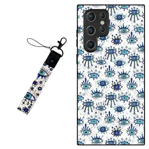 Megafone Devil eye 6464 Cover for Samsung Galaxy S22 Ultra 5G With Wrist strap