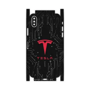 MAHOOT TESLA-Motors-FullSkin Cover Sticker for Apple iPhone Xs