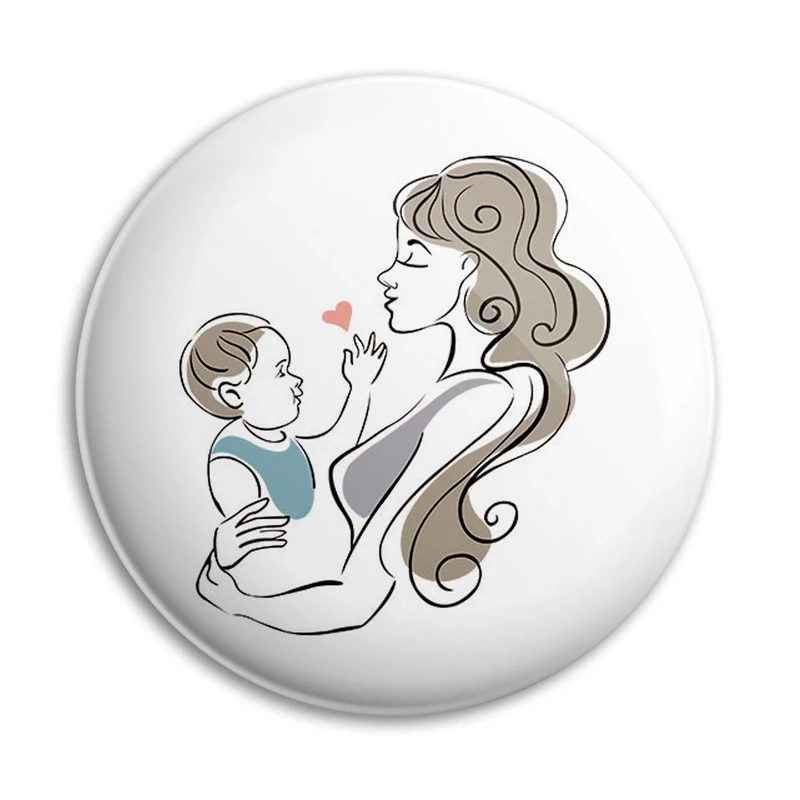 مگنت پرمانه طرح مادر و نوزاد کد pmag.33395