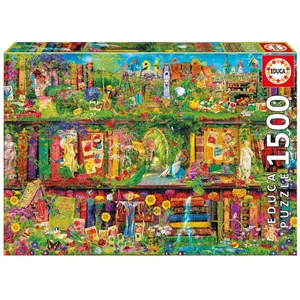 پازل 1500 تکه ادوکا مدل The Garden Shelf