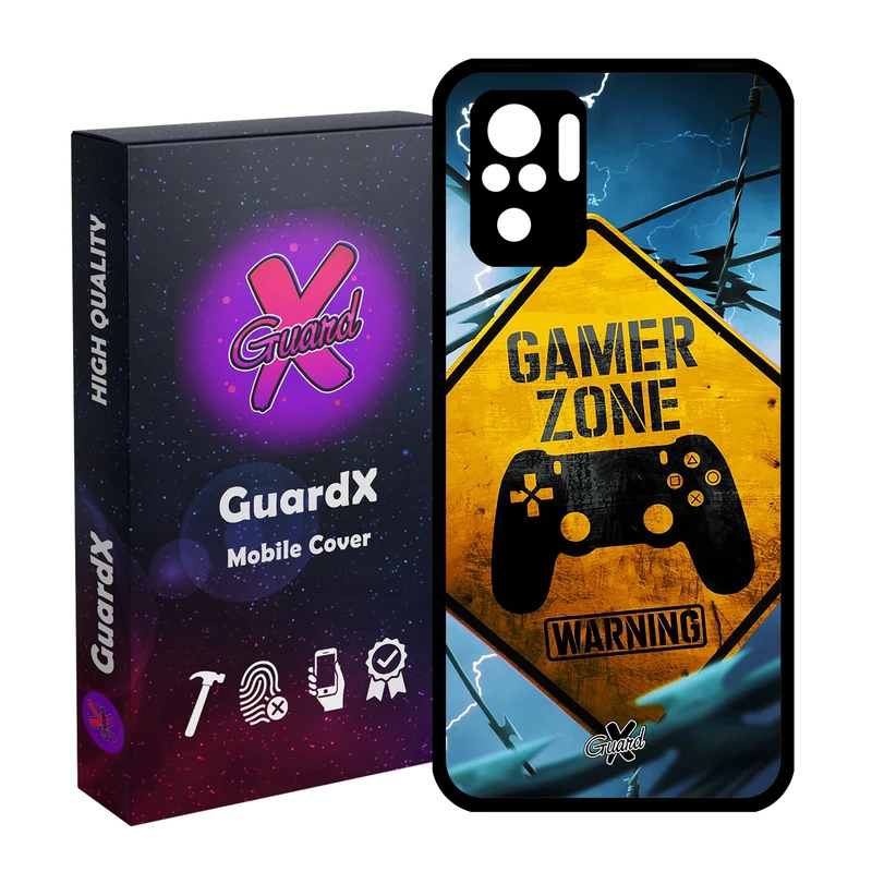 کاور گارد ایکس طرح Gamer مدل Glass10015 مناسب برای گوشی موبایل شیائومی Redmi Note 10 4G / Note 10S