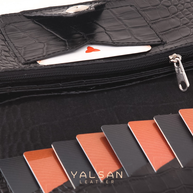 کیف پول چرم یلسان مدل رادیس کد RDS-014-GC