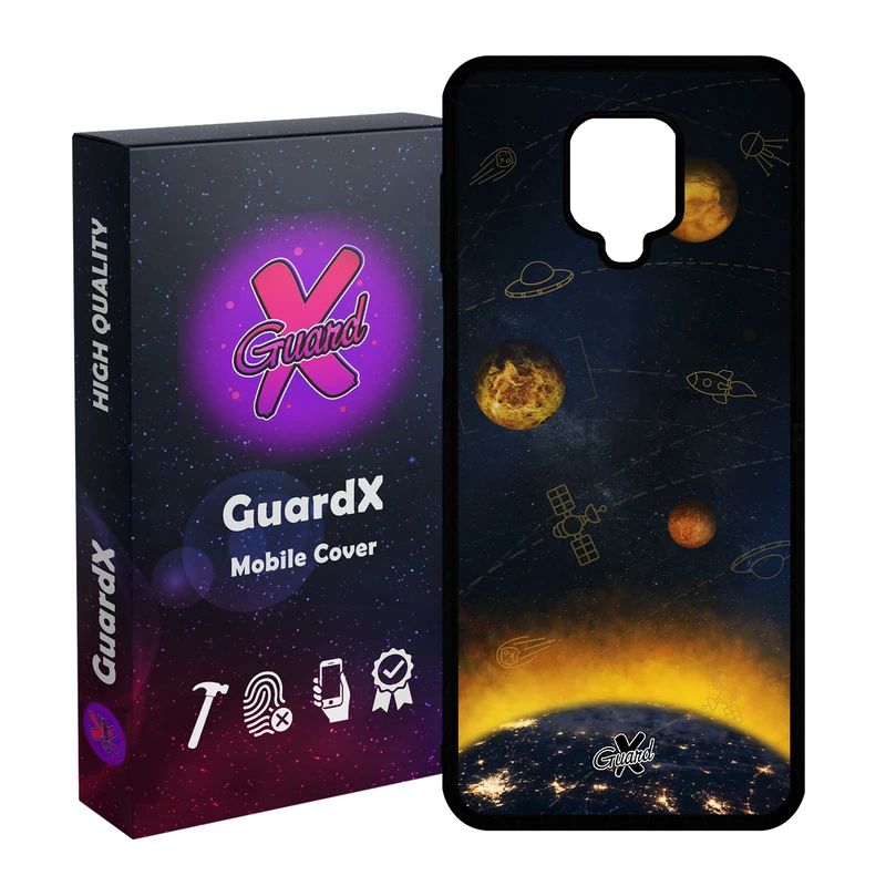 کاور گارد ایکس طرح Galaxy مدل Glass10166 مناسب برای گوشی موبایل شیائومی Redmi Note 9S / Note 9 Pro / Note 9 Pro Max
