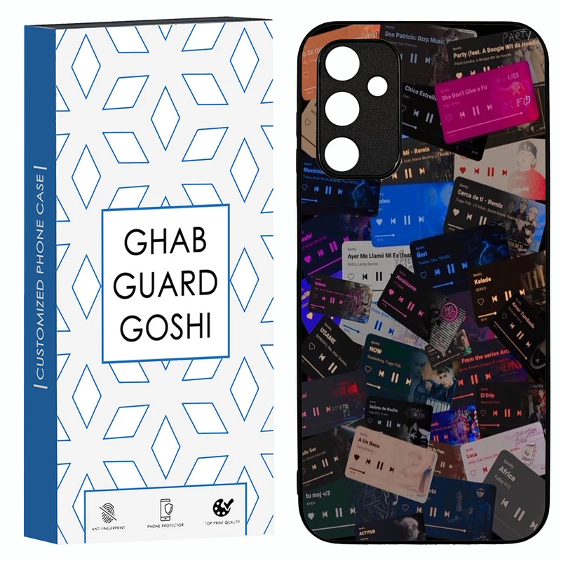 کاور قاب گارد گوشی طرح موزیک کد TPU-264 مناسب برای گوشی موبایل سامسونگ Galaxy A14